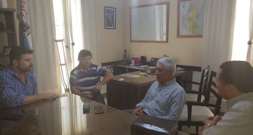 EL PRESIDENTE MUNICIPAL RECIBIÓ AL DIRECTOR GENERAL DE OBRAS SANITARIAS DE LA PROVINCIA  