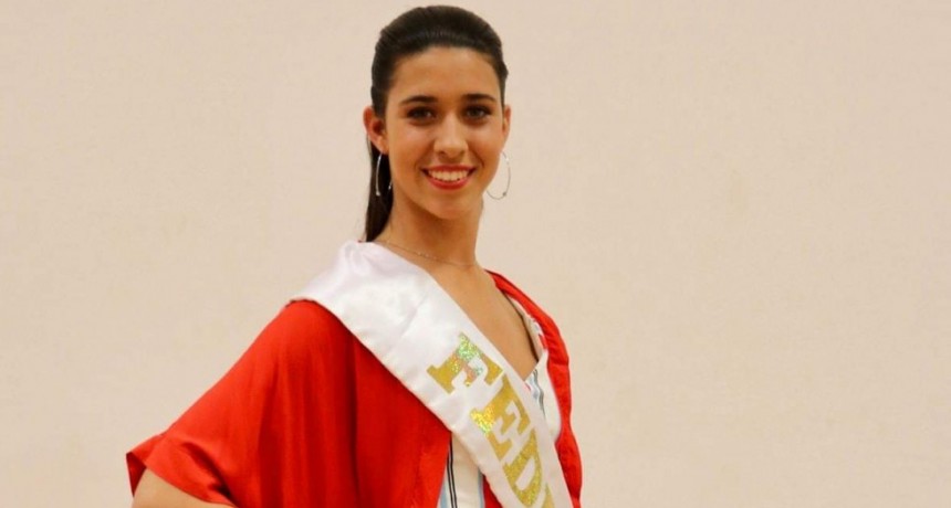 DOLORES COLINA; REINA FEDERALENSE DE LOS ESTUDIANTES COMPITIO EN VILLAGUAY