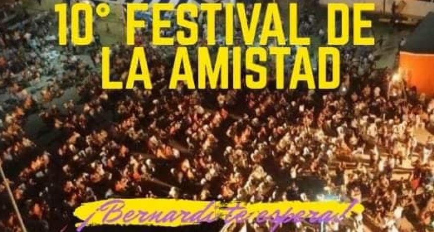 EL 20 DE DICIEMBRE, FIESTA DE LA AMISTAD EN CONSCRIPTO BERNARDI