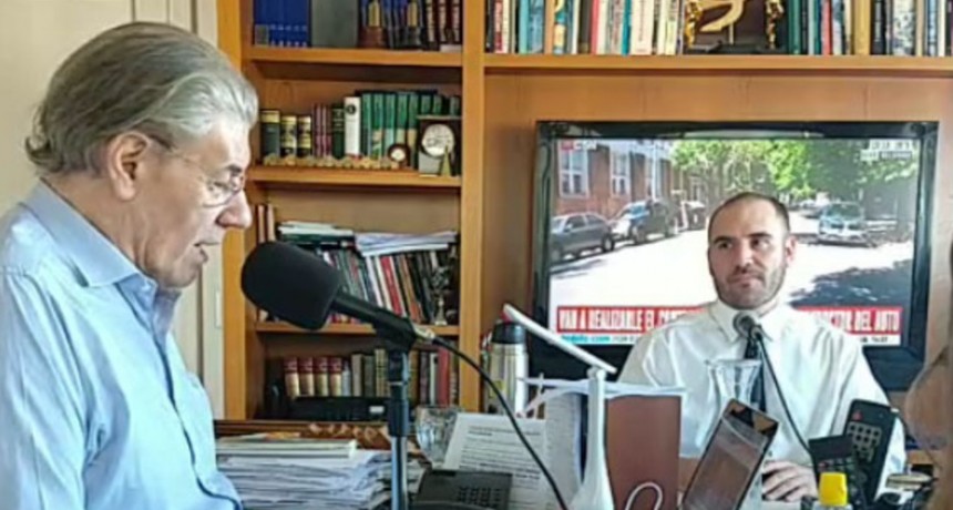 Entrevista mano a mano entre Martín Guzmán y Víctor Hugo Morales: 