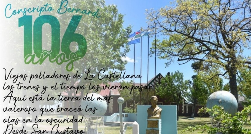 ¡Felices 106 años CONSCRIPTO BERNARDI