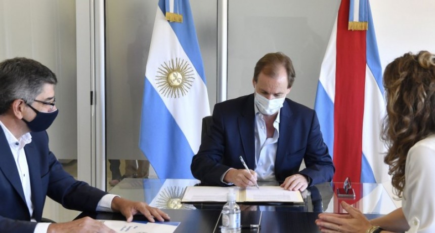 Se firmó el convenio para la línea de media tensión Los Conquistadores-Feliciano