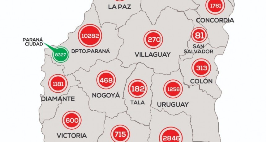 *REPORTE EPIDEMIOLÓGICO DE ENTRE RIOS 21/11/20* EN FEDERAL NO SE REPORTARON NUEVOS CASOS