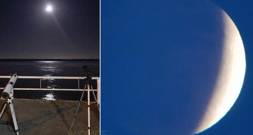 El eclipse lunar más largo del siglo se vivió desde el Mirador de Bajada Grande