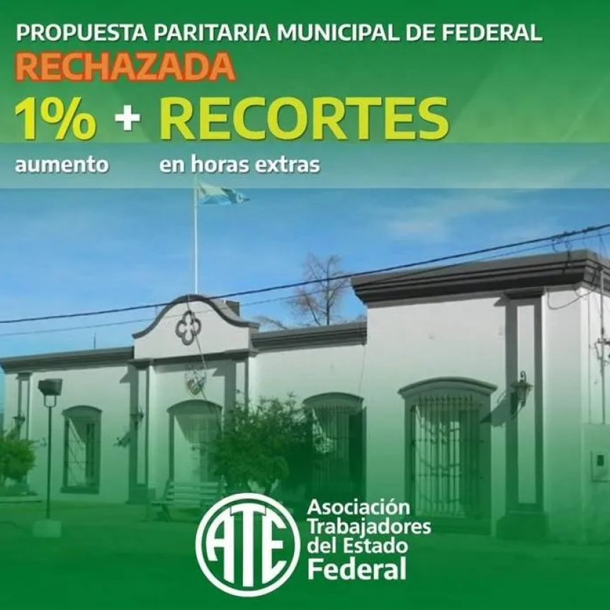 ATE DE FEDERAL EXPRESA, QUE ALICIA OVIEDO OTORGÓ UN AUMENTO QUE SIGNIFICA UNOS 4 MIL PESOS PARA LOS TRABAJADORES Y 40 MIL PARA LOS FUNCIONARIOS