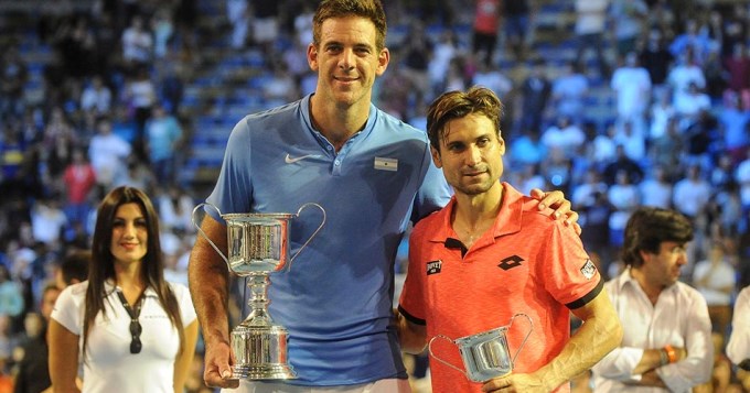 Del Potro se reencontró con el público argentino y venció a Ferrer