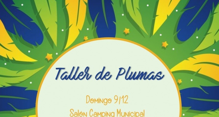 TALLER DE PLUMAS ARTIFICIALES PARA COMPARSAS