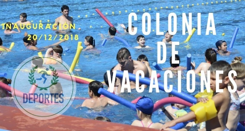INAUGURACIÓN DE LA COLONIA DE VACACIONES 