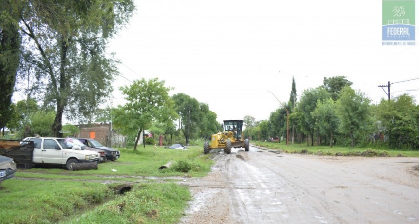 TRABAJOS EN ARTERIAS DE BARRIO EX MILITAR, UNIÓN, EL SILBIDO E ITATÍ 