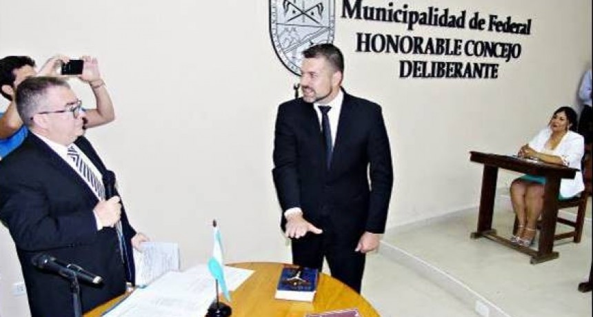 Con los Concejales Electos se llevó a cabo la jura de Gerardo Ramón Chapino y Rubén Wetzell por un nuevo periodo de gobierno 