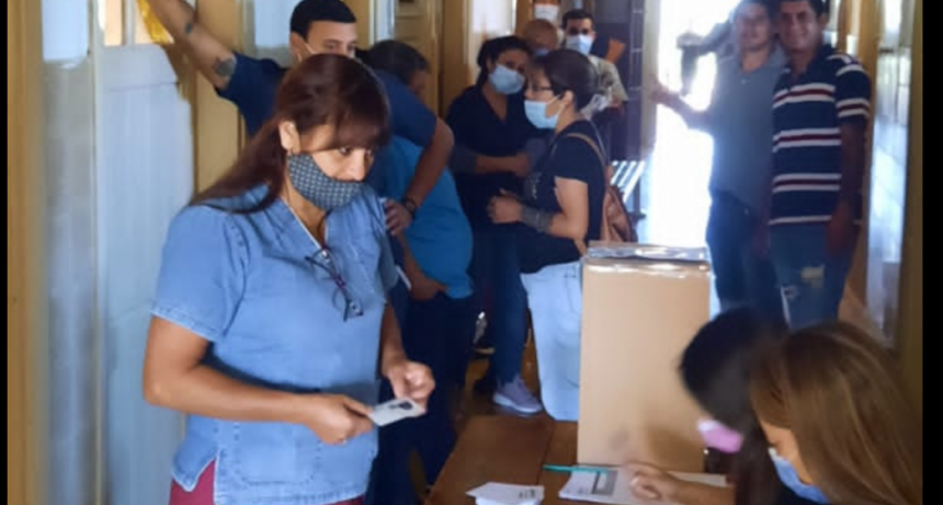 UPCN Seccional Federal renovando su cuerpo de Delegados en Hospital Colonia