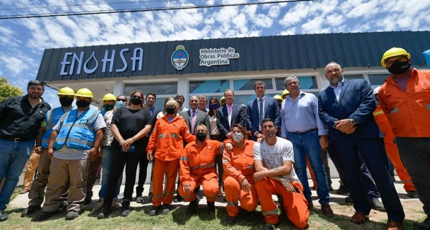  EN VILLAGUAY, ENTRE RÍOS El Gobierno inauguró la primera delegación regional de obras hídricas