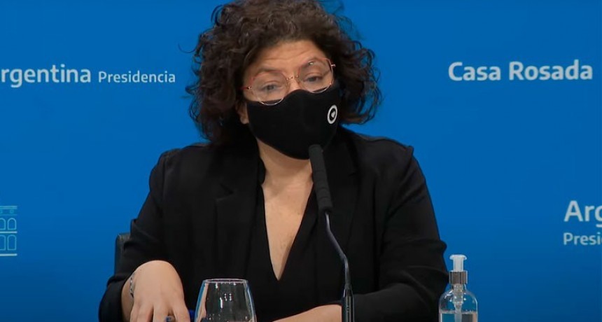 Vizzotti: se evalúan nuevas estrategias sobre aislamiento y contactos estrechos