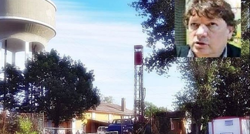 ESPERADA NOTICIA. LA NUEVA PERFORACIÓN PARA AGUA POTABLE DE LA EX ESTACIÓN FERROVIARIA YA FUNCIONA A PLENITUD